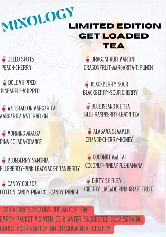 MIXOLOGY LOADED TEAS