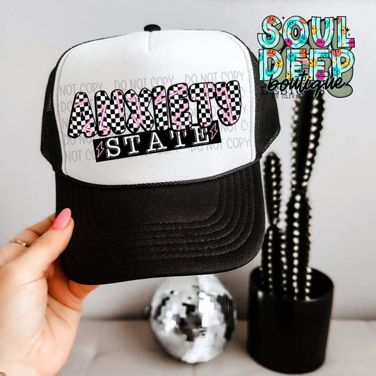 ANXIETY STATE TRUCKER CAP