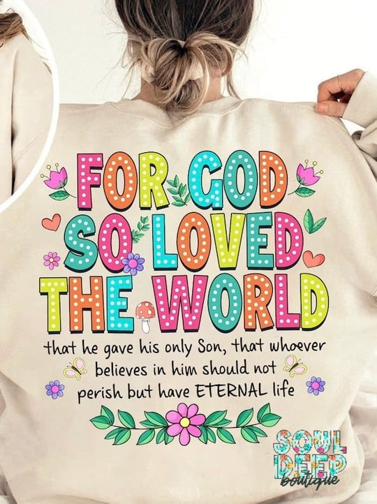 FOR GOD SO LOVED THE WORLD (POCKET/BACK)