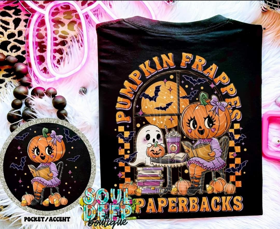 PUMPKIN FRAPPES PAPERBACKS (w/ POCKET)