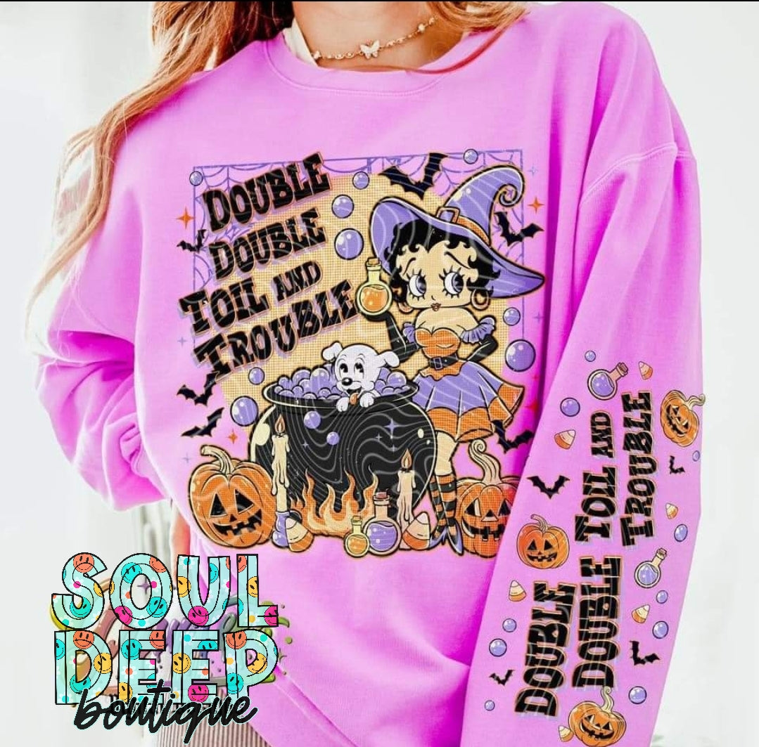 DOUBLE DOUBLE TOIL AND TROUBLE (w/ SLEEVE)