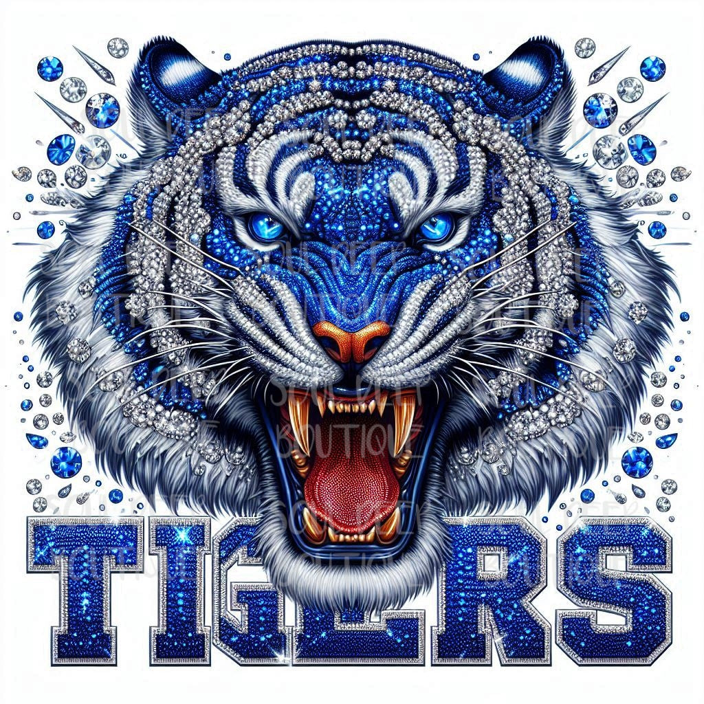 TIGERS RHINESTONES