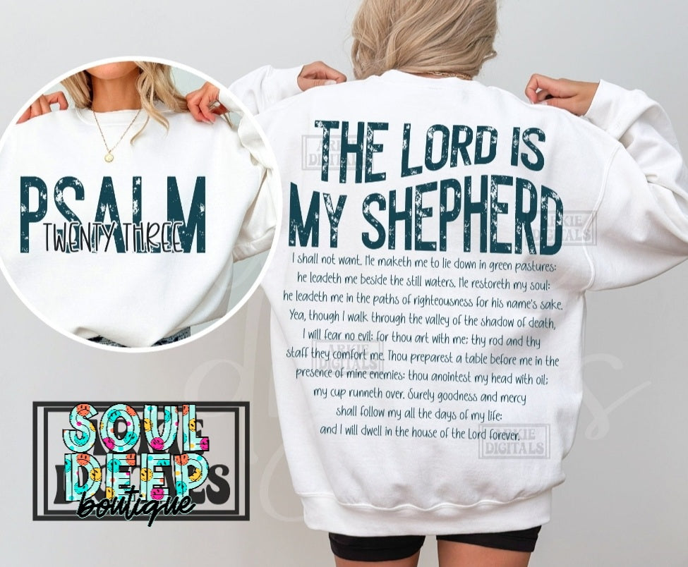 THE LORD IS MY SHEPHERD (WITH POCKET)