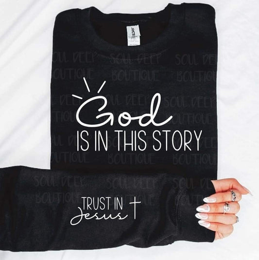 GOD IS IN THIS STORY (FRONT/SLEEVE)