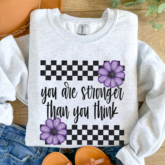 YOU ARE STRONGER THAN YOU THINK